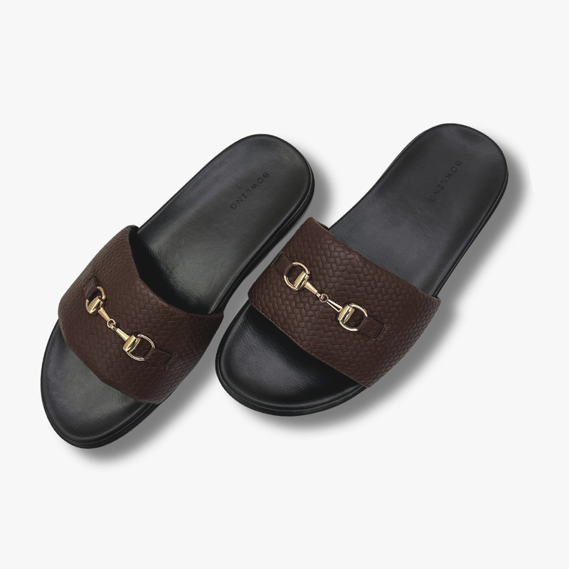 Bowling Textured Buckle Slides