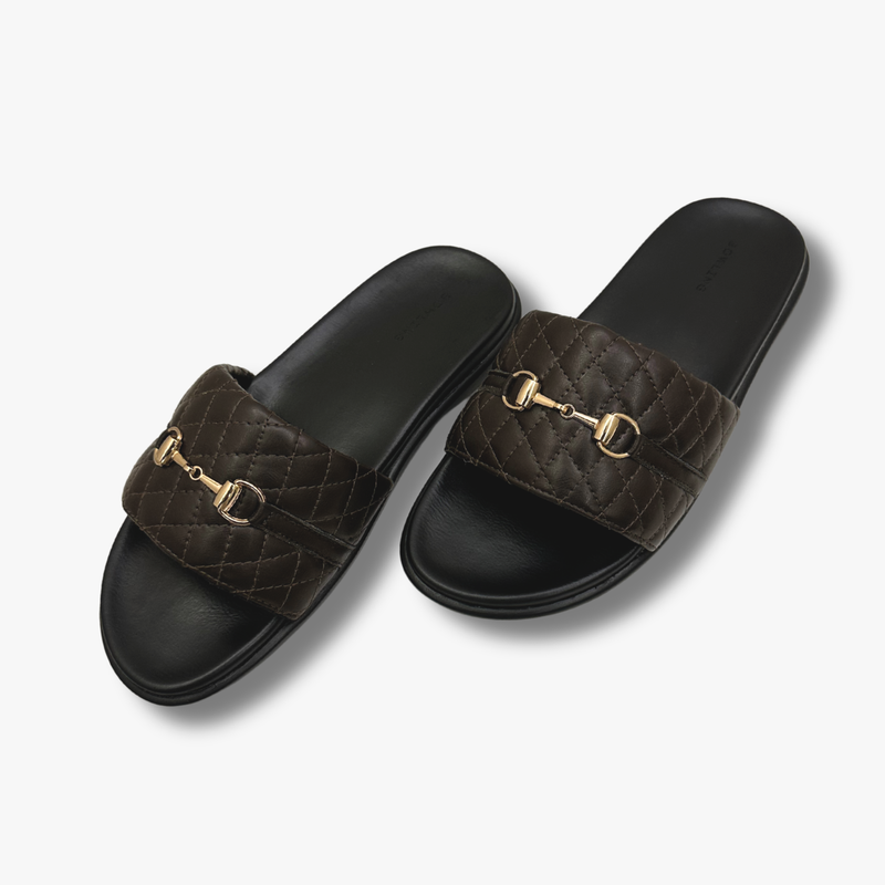 Bowling Brown Panther Slides