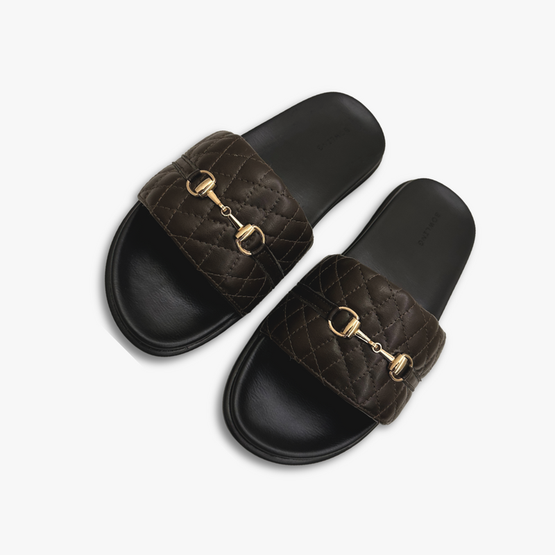 Bowling Brown Panther Slides