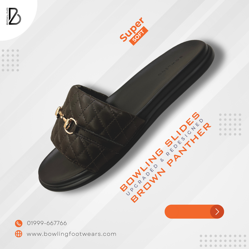 Bowling Brown Panther Slides