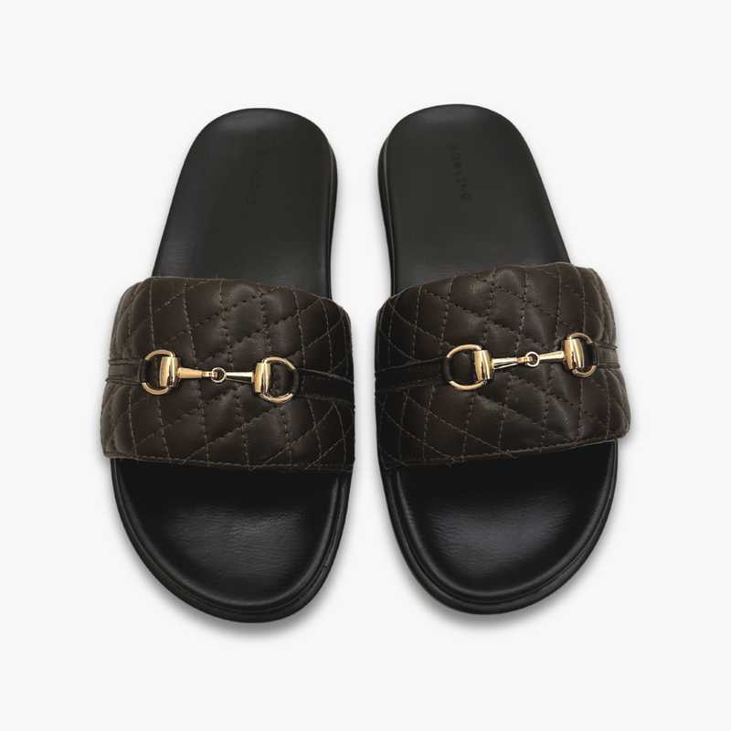 Bowling Brown Panther Slides