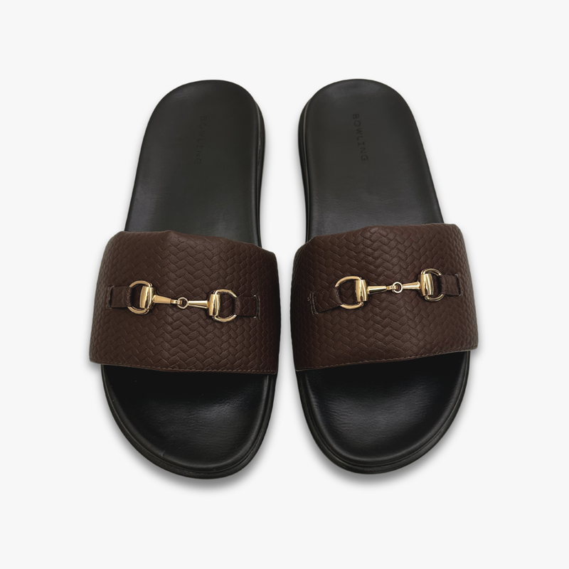 Bowling Textured Buckle Slides