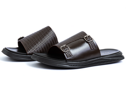 URBAN MONK STRAP LEATHER SANDALS