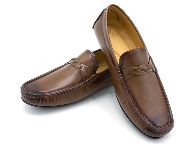 STRAPPED LOAFERS