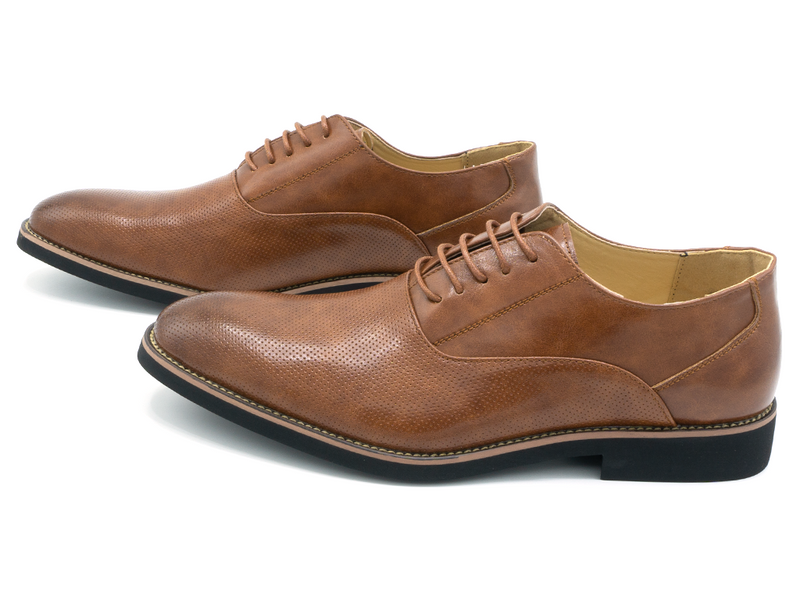 EMBOSSED OXFORD SHOES
