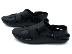 SLING BACK LEATHER SANDALS