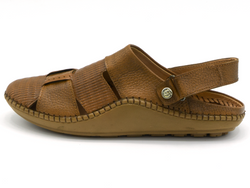 SLING BACK LEATHER SANDALS