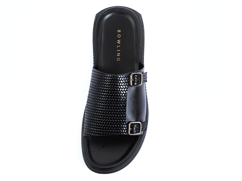 URBAN MONK STRAP LEATHER SANDALS